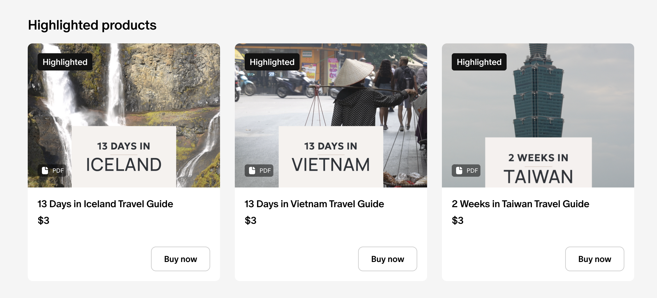 Travel guides preview